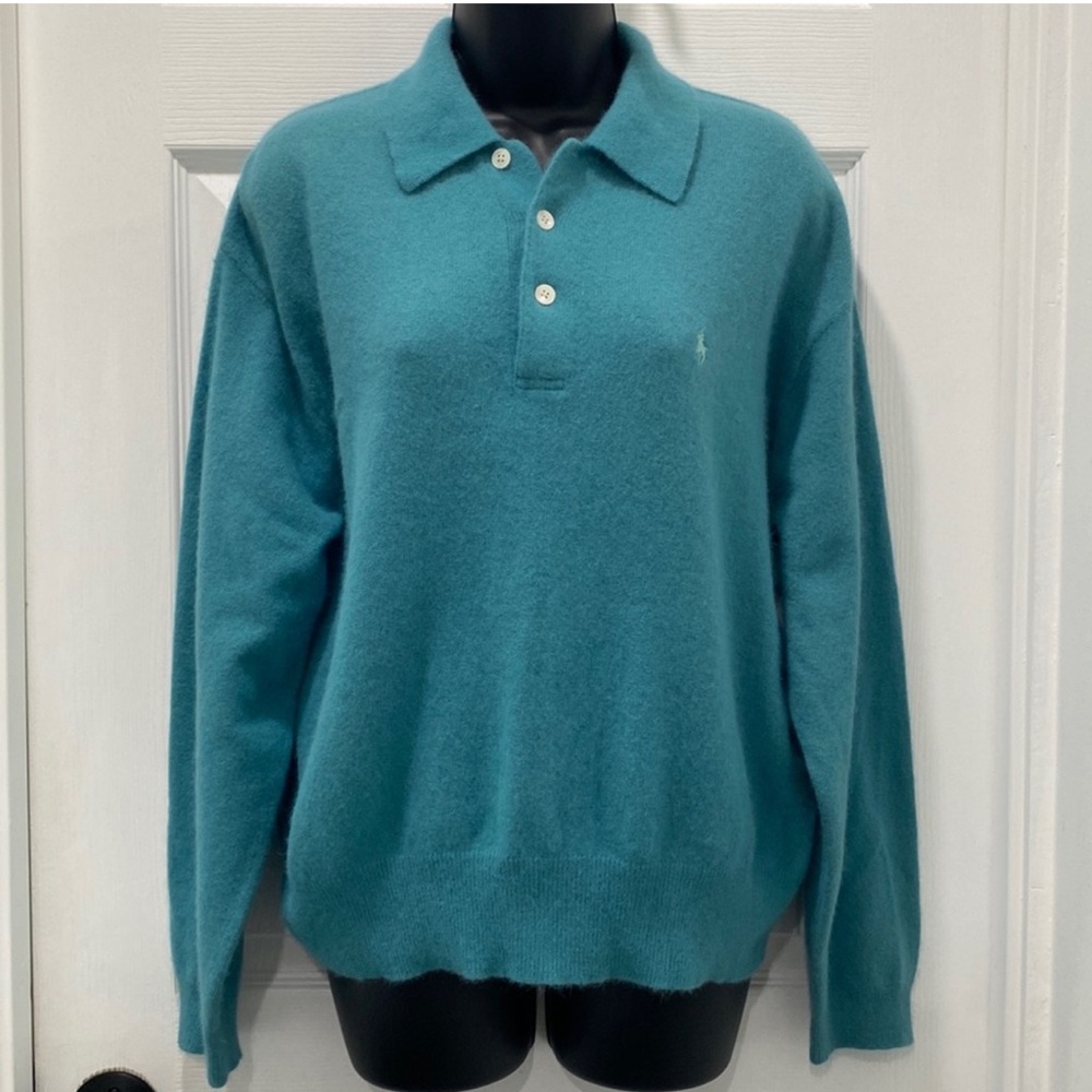 Ralph Lauren Women's Teal Sweater